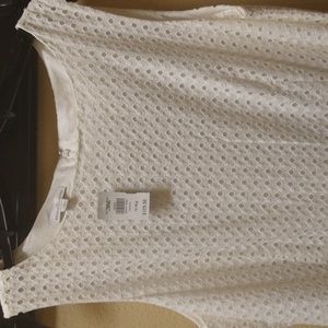 LL Bean Signature Eyelet Dress